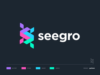 seegro agriculture agro brand branding clever colourfull concept gradient growth icon identity illustration letter s logo mark minimal seed sumesh jose tree typography