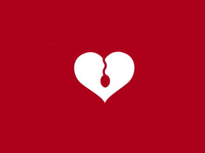 Sperm love artission branding heart icon identity illustration logo love mark sex sperm sumesh