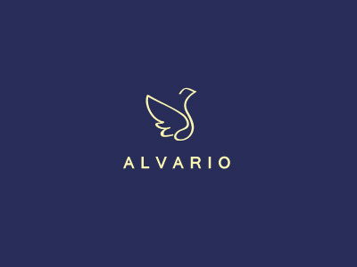 Alvario alvario artission bird brand color creative icon identity illustration logo mark palattecorner