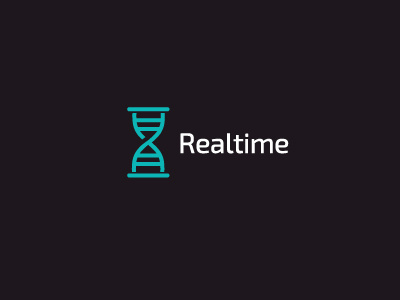 Real Time artission bio medical brand creative evolution icon identity illustration logo mark palattecorner time