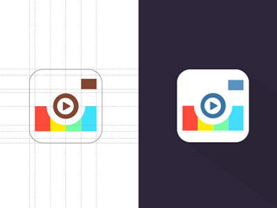 Instagram brandhalos camera icon identity instagram logo palattecorner photo play sumesh jose video