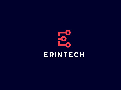 Erintech artission brand creative graphic icon illustration logo maria mark science tech technology