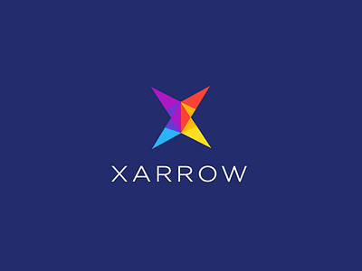 Xarrow arrow brandhalos color consultancy icon illustration letter logo man mark pointer x