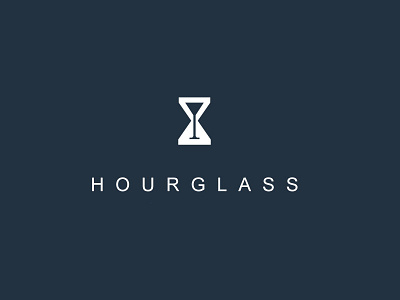 Hour Glass brandhalos brewery clock glass hour icon illustration logo mark negative sand wine