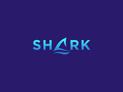 Shark animal fish icon identity illustration logo mark mono ocean sea shark symbol