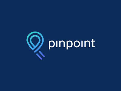 Pinpoint brandhalos identity illustration letter location logo map mark monogram p pin point