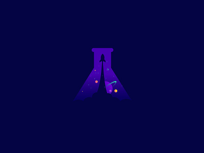 Rocket Lab awesome clever smart bubbles fun creative concept minimal flat fun fly galaxy ghradient gradient colorfull color idea iconic logo lab mark monogram creative minimal modern trend top 9 modern wordmark simple moon negative space out of the box pixel perfect developement rocket rocket launch