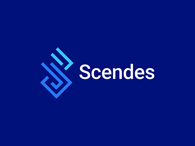 Scendes abstract grid awesome clever smart blue colour gradient brand concept clever creative crypto drone fly custom wordmark logotype icon identity branding identity illustration lettering letter s d logo designer brand vector mark mark monogram creative minimal modern wordmark simple tech paper puzzle trend top 9 best