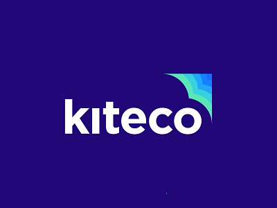 Kiteco blue cloud cloud computing creative concept clever fly gradient colourful height icon identity illustration kite logo logo design logo designer sumesh jose machine learning mark modern trending abstract top 9 negative space shape tech technology cloud