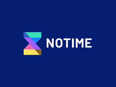 No time abstract best smart clock colourful concept creative empty flat gradient letter n minimal modern no no time sumesh logo designer time top 9 trend watch