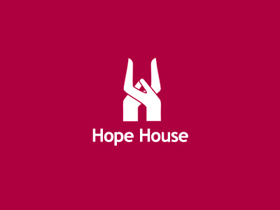 Hope House artission branding charity h h logo hand hope hope house house logo orphanage palattecorner sumesh