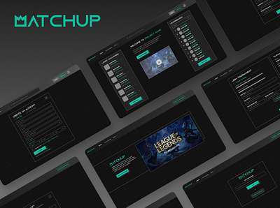Matchup: A online gaming tournament DAO branding design graphic design illustration logo typography ui ux