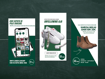 Instagram Stories Ideas : Shoes care branding design hypebeast igs idea instagram stories shoescare