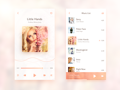Music player 100days daily music player