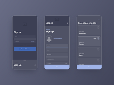 Untravelled App Wireframes #1