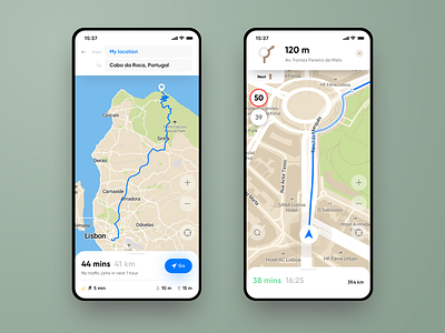 Untravelled App Design #2. Navigation app design interface ios location navigation navigator route sketch app tracker travel ui uidesign ux uxdesign web web design