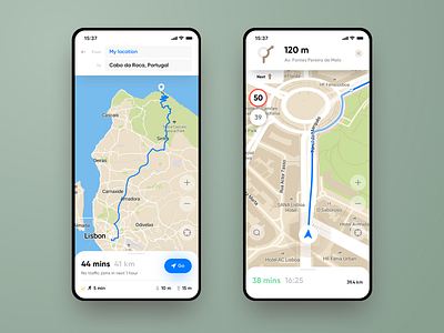 Untravelled App Design #2. Navigation