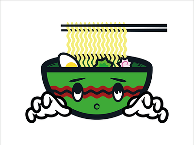 Ramen! art branding businesscards design flyers graphic design icon illustration logo mascot