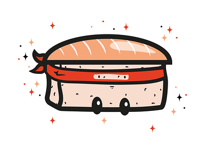 Sushi Mascot art food illustration mascot