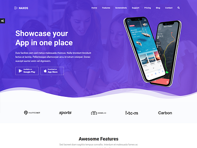 App Landing Page Design -Wordpress Website Design branding design elementor orbit digital buzz woocommerce wordpress