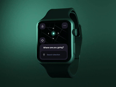 🚕 Order Taxi - Apple Watch animation app apple design gif green minimal motion ride taxi text transition ui watch