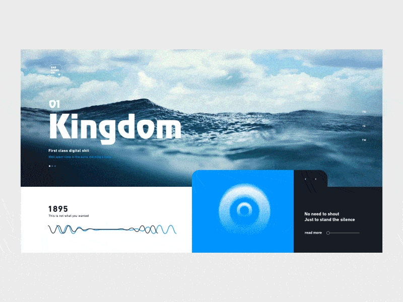 Bad Kingdom animation design gif gradient minimal model motion preview text transition ui web