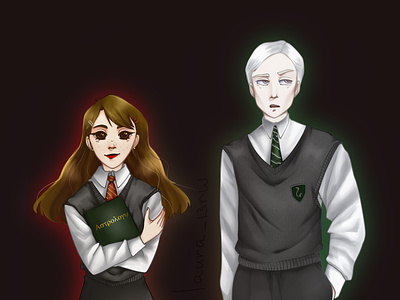 Dramione Draco x Hermione art