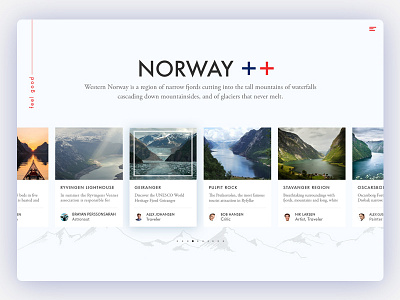 Norway add app card discovery fjord norway place travel ui ux