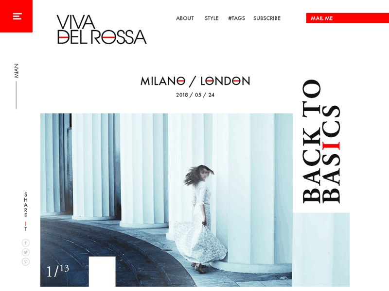 Viva Del Rossa add bag berlin blog card condo fashion newyork photos ui ux week