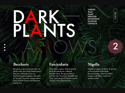 Dark Plants