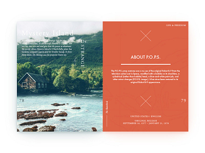 Post Magazine card cloud home island magazine ocean page pops post sea ui ux