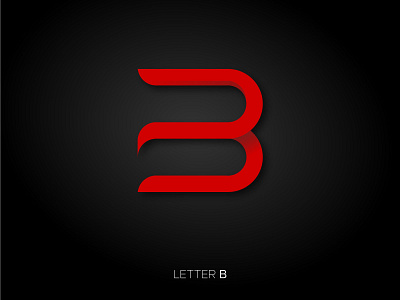 Letter B Design 3d branding graphic design logo