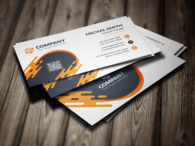 Business Card graphic design white