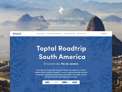 Toptal Roadtrip South America 2016