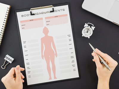 Body Measurements planner Template