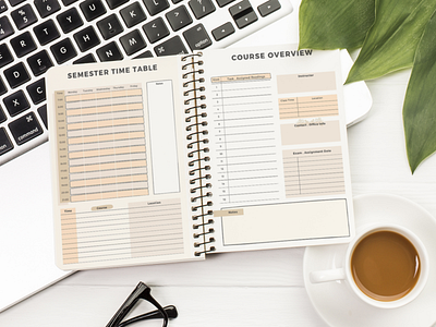 Study Planner Template modern