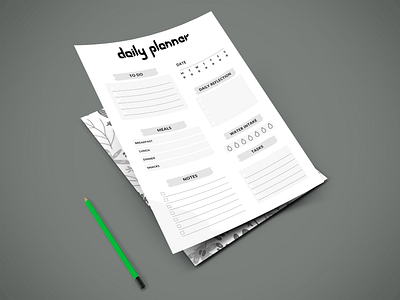 Daily Planner Template