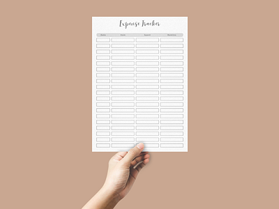 Expense Tracker Template Sheet budgeting