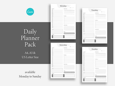 Daily Planner Pack