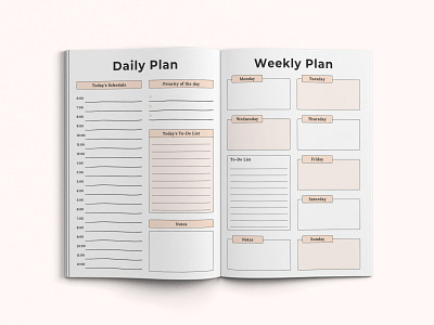 Daily Weekly Planner Template