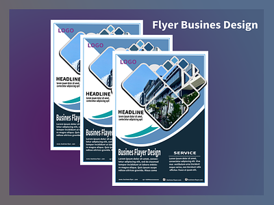 Flyer Business Design ( corporate ) blue branding brochur flyer business design flyer corporate ilustration modern flyer new flyer sport templates