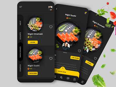 Food App app graphic design illustration logo ui