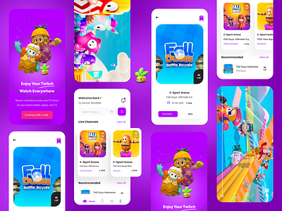 Game UI Design app design graphic design