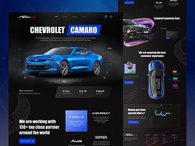 Car Shop Landing Page