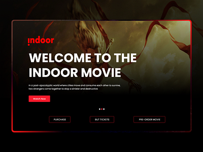 Movie Streaming Landing Page