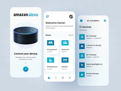 Amazan Alexa App 3d amazan app app design art branding design figma graphic design illustration logo photoshop ui ux vector web ui website