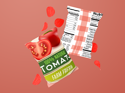 Tomato Farm Fresh branding design food illustration product design