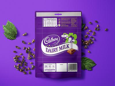 Cadbury Dairy Milk branding design food illustration product design
