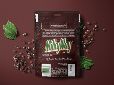 Milky Way Coffee Flavor branding design food illustration product design