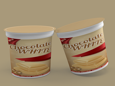 Chocolate White Ice Cream branding design food illustration product design